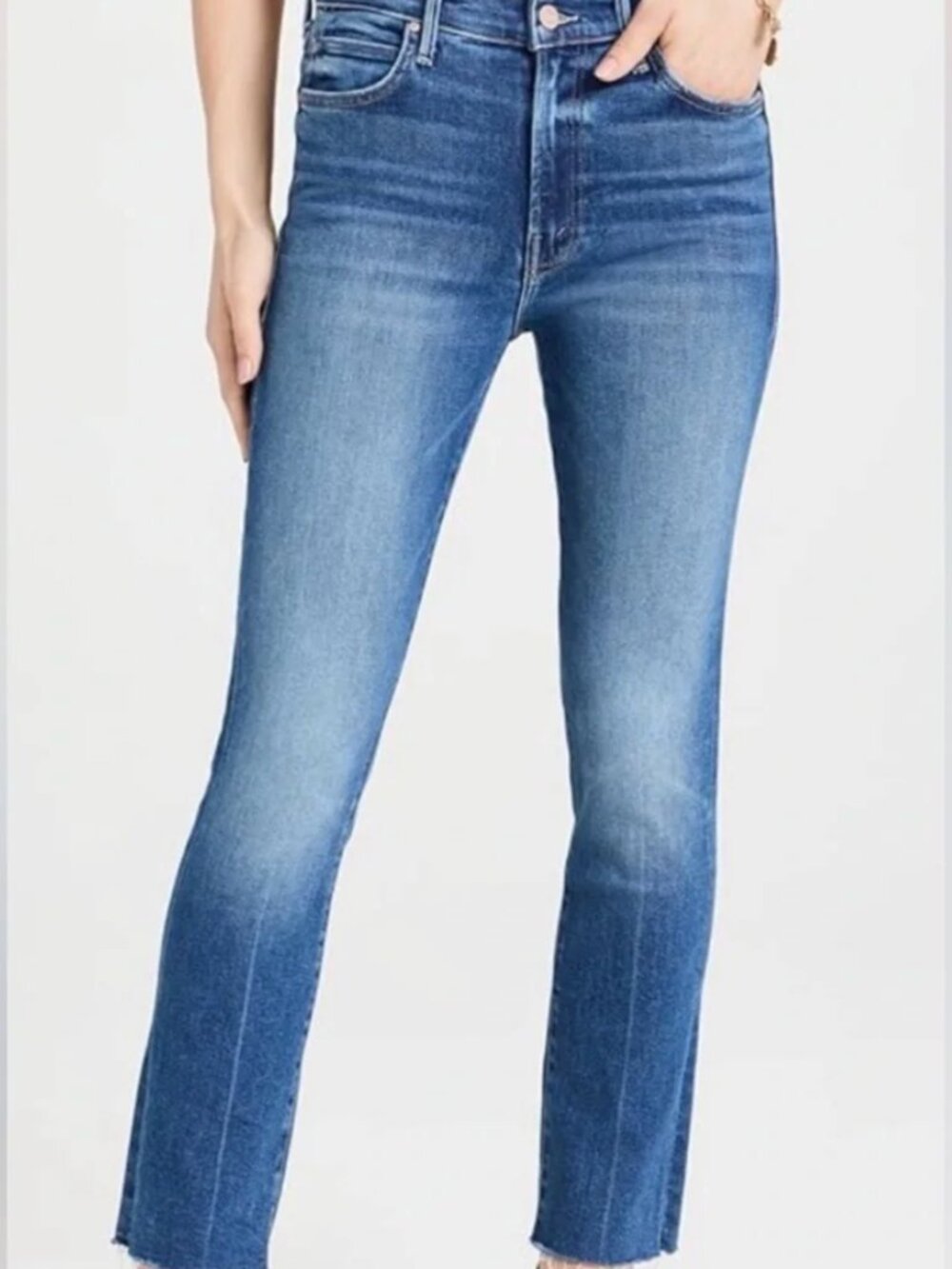 Mother the Rascal Ankle Fray in Opposites Attract SIZE 24/25